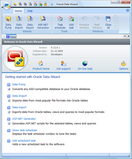 Oracle Data Wizard screenshot